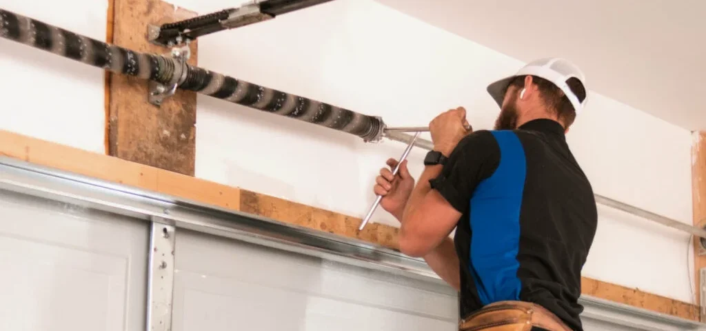 Garage door broken spring